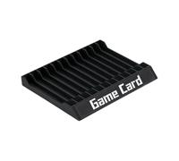 Supporto per custodia per videogiochi per organizzazione scrivania NS, rack con fessura verticale per archiviazione visibile NS e facile selezione a casa Custodia per carte da gioco Organizer Supporto