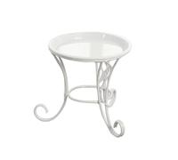 Supporto per da interno - Supporti per fiori in metallo 13,5x13,5x13 cm, mini supporto per grasse, fioriera in ferro verniciato a polvere | Espositore per decorative in stile euro