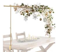 Supporto Per Da Tavolo Con Morsetti - Supporto Per Regolabile Sopra Il Tavolo, Espositore Per Lo Sfondo Della Sala Da Pranzo | Per Eventi, Catering, Matrimoni, Halloween, Stand Di Vendita