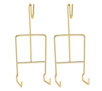 Supporto per da tè | Set di 2 eleganti supporti vintage per tazze da caffè in metallo per tavolo da pranzo, tavolo da pranzo, mobiletto e mensola per feste pomeridiane da bancone