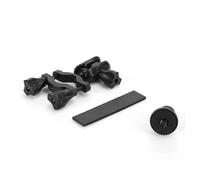 Supporto per dash cam da parabrezza, resistente al calore, kit di rotazione a 360 gradi con compatibilità universale e robusto supporto per tubo per