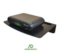 SUPPORTO PER DECODER DA PARETE MAX 3KG CON FORI PASSACAVI BRAVO