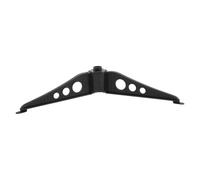 Supporto per Decorazione Natalizia Artificiale Base Tripode, Piccolo Nera | Plastica, Superficie Liscia senza Sbavature, Supporto Stabile e Riutilizzabile, per Tavoli e Case Affollate