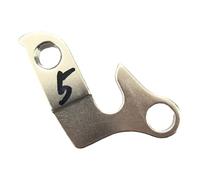 Supporto per deragliatore per bici resistenza Design resistente alle intemperie La struttura leggera in alluminio garantisce un allineamento preciso degli ingranaggi Durevolezza Gancio per in