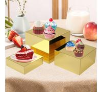 Supporto per dessert in acrilico per cupcake, per pasticceria, smalto e