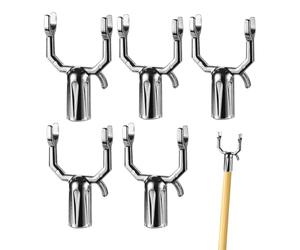 Supporto per di Albero - Puntello per Piante in Metallo, correttore appoggiato, stabilizzatore Durevole, 5 Supporti Regolabili con Design antiruggine per Piante Ornamentali da Giardino, Alberi