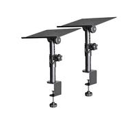supporto per diffusori, Desktop in metallo 1 paio, desktop da palco con morsetto a spilla balia