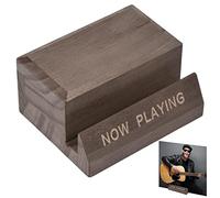 Supporto per dischi in vinile, espositore per dischi in legno, espositore per dischi in vinile, scaffale da tavolo per LP, ora in riproduzione di dischi per LP e per filatura
