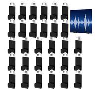 Supporto per dischi in vinile, espositore per scrivania, 30 pezzi, decorazione da parete, per riviste, copertine di album, CD, registrazioni, mensole, montaggio a parete per uffici e casa