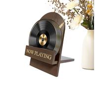 Supporto per dischi in vinile retrò, organizer per album musicali, espositore per musica da scrivania, supporto in vinile vintage, decorativo, per casa, scrivania, camera da
