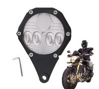 Supporto per disco fiscale per moto, telaio esagonale per permessi, in alluminio con , porta etichette per scooter ATV esterno