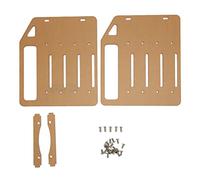 Supporto per disco rigido in acrilico fai-da-te, rack per hard disk a più strati con fori di montaggio precisi per unità da 3,5 pollici e ventole da 8 cm, supporto per HDD da scriv (4 strati)