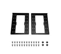 Supporto per Disco Rigido Supporto per Hard Drive per HDD SSD SAS/ da 3,5 Pollici DIY Storage Rack Metallico Hollowout Shelf