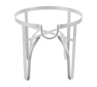 Supporto per Dispenser Bevande in Metallo Argento, Leggero, Portatile | Compatibile Vino e Bevande, Resistente All'usura, Base per Jar da 5l, Struttura Stabile