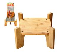 Supporto per dispenser d'acqua, base in legno per dispenser di bevande, diametro 18,5 cm, per succo, limonata, tè, caffè, bar, cucina, hotel, casa, ristorante