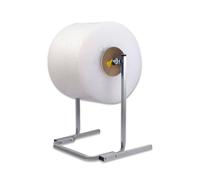 Supporto per dispenser per rotolo di pluriball per una facile sostituzione della pellicola, supporto manuale per schiuma a bolle, adatto per imballaggio, manipolazione e trasporto