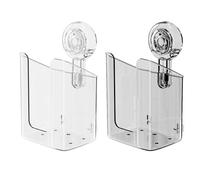 Supporto Per Dispenser Per Salviette Da Bagno - Contenitore Trasparente Ṕer Salviette Lavabili | Supporto A Parete Con In PET Da 180 G, Scatola Portaoggetti Multifunzione Ricaricabile, Organiz