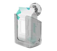 Supporto Per Dispenser Per Salviette Da Bagno - Contenitore Trasparente Ṕer Salviette Lavabili | Supporto A Parete Con In PET Da 180 G, Scatola Portaoggetti Multifunzione Ricaricabile, Organiz