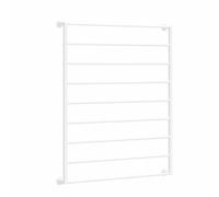 Supporto per display a parete in metallo e scarf - Versatilefor Belts Shawls Hijabs and Ties - Perfect Retail Store Hanging Rack for Suits Pants Towels and Ribbons