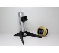 Supporto per display - Versione Rocket - per volanti Simracing con chiusura Fanatec QR2 (nero/argento)