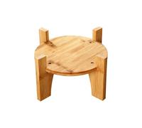 Supporto per distributore di bevande - Base rotonda in legno | Porta caraffa per contenitore 'acqua | Alzata stabile Catering per eventi Ristorante Bar Matrimoni Compleanno Buffet Chiesa Mercati C