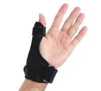 Supporto per Dita Tutore Pollice Destro e Sinistro, Stecca per Dito Regolabile, Tutore Polso Pollice Stecca per Pollice Traspirante, Sollievo dal Dolore del Tunnel Carpale e Distorsione del Pollice