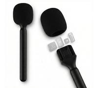 Supporto per DJI Mic 1/2/Rode Wireless GO II Handle Rig Wireless Intervista Lavalier Microfono Adattatore Portatile per Trasmettitore Osmo Pocket 3 Mic2/Hollyland Lark M1/C1/150/Synco