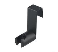 Supporto per doccetta per bidet in acciaio inossidabile, staffa per soffione doccia a mano da bagno, montaggio a parete, gancio per WC, accessorio da bagno nero