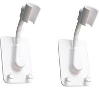 Supporto per doccetta Staffa for soffione doccia, adesivo forte, impermeabile, regolabile a 360 gradi, 2 pezzi