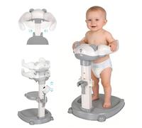 Supporto per doccia per bambini, regolabile con base antiscivolo, sedile rimovibile, supporto per doccia per bambini, al posto di un seggiolino per vasca da bagno, per cambiare pannolini