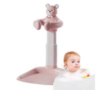 Supporto per doccia per bambini, supporto da bagno per bambini - Base antiscivolo Shower in piedi - Maniglia per sedia da bagno con maniglia per sedia portatile regolabile per la mamma