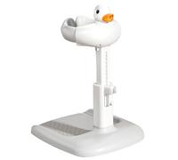 Supporto per doccia per bambini Supporto per bagnetto regolabile in altezza con base antiscivolo e giocattolo a forma di papera Mani libere per le mamme, per do