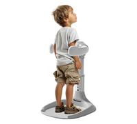 Supporto per doccia per bambini, supporto regolabile antiscivolo per l'ora del bagno, sedile da bagno regolabile in altezza con braccioli e fasciatoio per vasca