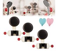 Supporto per doccia regolabile a ventosa, supporto per soffione doccia a ventosa, supporto per doccia a ventosa rimovibile, supporto per soffione doccia portatile regolabile a 70 gradi, staffa da