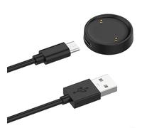 Supporto per dock di ricarica per Amazfit Active 2 Cavo di ricarica USB Base per stazione di ricarica portatile da tavolo compatibile con smartwatch Materiale ABS nero con cavo di alimentazione da 100