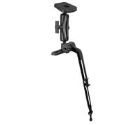 Supporto per ecoscandaglio con braccio di montaggio trasduttore, per kayak, kayak, con piastra di montaggio universale, compatibile con Scotty, Lowrance, Garmin Fish Finder (braccio lungo)