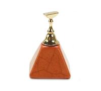 Supporto per esercitarsi con le unghie, Bastoncini campione for unghie Multicolor Display for esercitazione smalto gel for manicure che mostra lo strumento for scaffale(1pcs Brown Yellow)