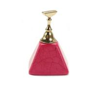 Supporto per esercitarsi con le unghie, Bastoncini campione for unghie Multicolor Display for esercitazione smalto gel for manicure che mostra lo strumento for scaffale(1pcs Pink)