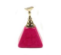 Supporto per esercitarsi con le unghie, Bastoncini campione for unghie Multicolor Display for esercitazione smalto gel for manicure che mostra lo strumento for scaffale(1pcs Rose Red)