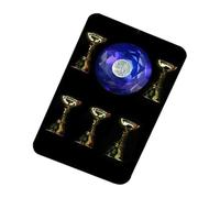 Supporto per esercitarsi con le unghie, Espositore for unghie con magnete multicolore che mostra uno scaffale for strumenti for manicure smalto gel UV(Blue Display)