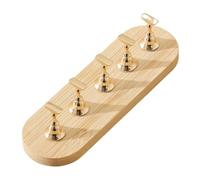 Supporto per esercitarsi con le unghie, Set espositore for unghie in legno for la pratica dello smalto gel con punte finte(A4)