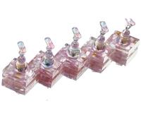 Supporto per esercitarsi con le unghie, Set Espositori for Unghie Base Quadrata Rotonda Multicolor(04-square Purple)