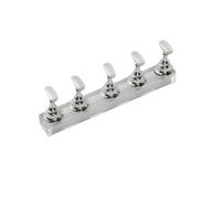 Supporto per esercitarsi con le unghie, Set for unghie Supporto for pratica in acrilico for strumento fai da te Oro Argento(Silver)