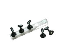 Supporto per esercitarsi con le unghie, Supporto for unghie for esercitazione Strumenti for smalto gel Oro Argento rosa(Td007-20)