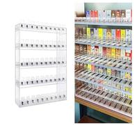 Supporto Per Esposizione Di Sigarette - Espositore Acrilico Sigarette, Vetrina Acrilica, Espositore Portatile Trasparente Per Spingitori, Portasigarette Automatico Per Spingisigarette ( Size : 91.5x28