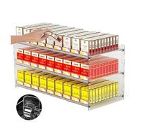 Supporto Per Esposizione Di Sigarette - Espositore Plexiglass, Espositore Per Sigarette A Parete, Porta Sigarette Automatico, Porta Sigarette Portatile Trasparente Rettangolare In Acrilico(37.5x28.4x3