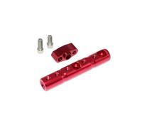 Supporto Per Estensione Specchietto Retrovisore Per Moto, Supporto Per Estensione Barra Trasversale Fari Per Moto Girevole Riser Mount Extender(RED)