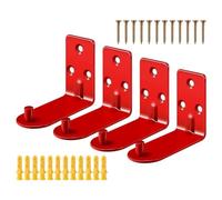 Supporto per estintore, 4 supporti da parete in ferro, stabile universale, per estintore, estintore, estintore, polvere, estintore, estintore, estintore, schiuma, estintore o cancello di CO2 per