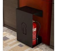 Supporto per estintore da parete, staffa decorativa in ferro inox per una conservazione sicura e un facile accesso in caso di emergenza