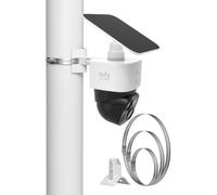 Supporto per eufy Security SoloCam S340/SoloCam E30/SoloCam E42, supporto per palo regolabile, supporto da parete per eufyCam 4G LTE S330, accessorio per eufy S340